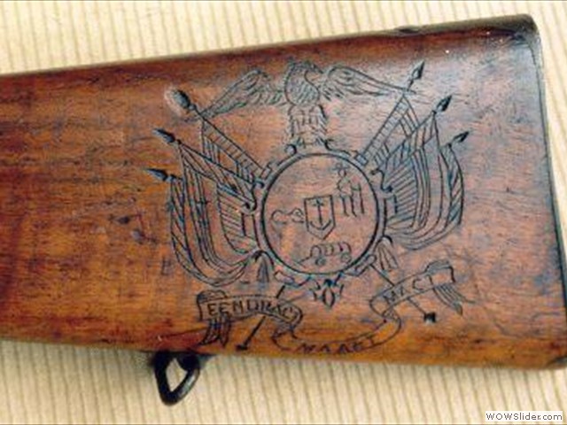 ZAR Coat of Arms  on M95 Mauser